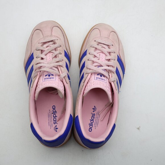 Adidas Gazelle Indoor Clear Pink Lucid Blue Shoe Women's Size 6 Sneakers JI1371 - Picture 7 of 11
